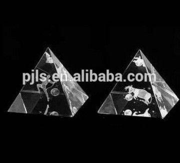 prism glass crystal singing pyramid