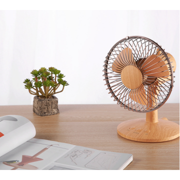 Mini USB fan quiet voice desktop table