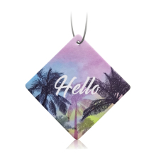 Custom Solar Automatic Car Air Freshener - Black Poppy