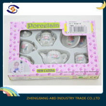 antique mini kids porcelain toy tea set