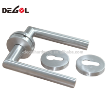 Stainless steel lever wrought iron gate handle