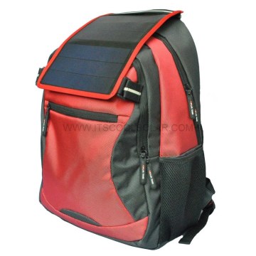 Student Backpack with Sollar Panel Mobile Charger