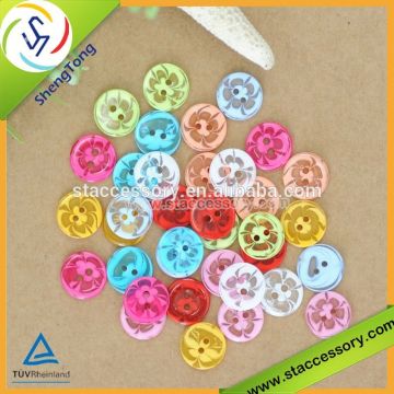 plastic resin button