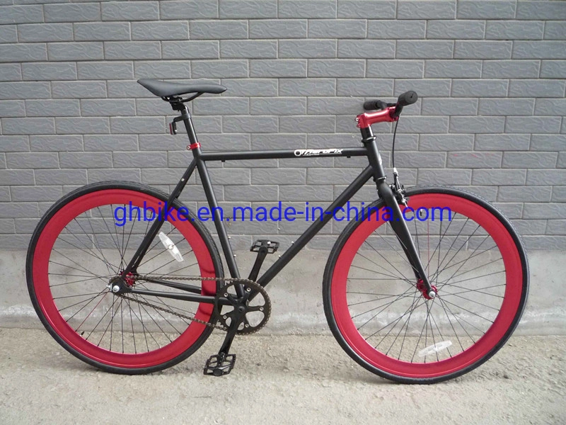 700c Single Speed Silver Color Hi Ten Steel Racing Bicycle Sports Bikes Cycling Fixed Gear Bikes