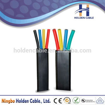 Colorful standard flat electrical cable 4x25mm2