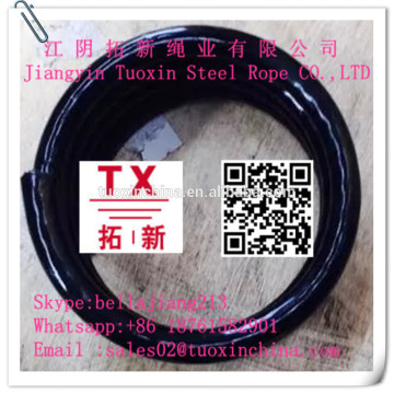 1x7 PVC coated spring steel rope