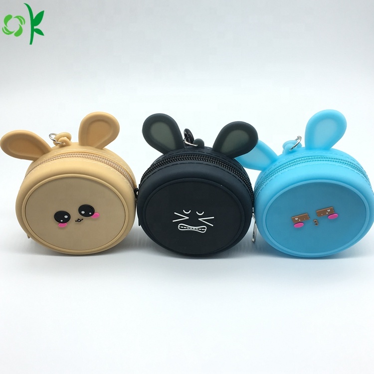 Cute Design Mini Coin Purse Silicone Pouch