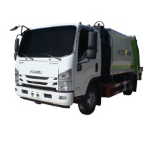 ISUZU 6CBM Compact Garbage Truck Right Hand Drive Compression Refuse Collector