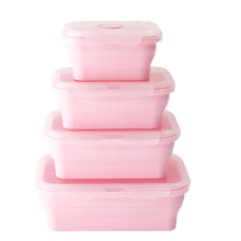 Rectangle  Storage Containers Folding Lunch Box