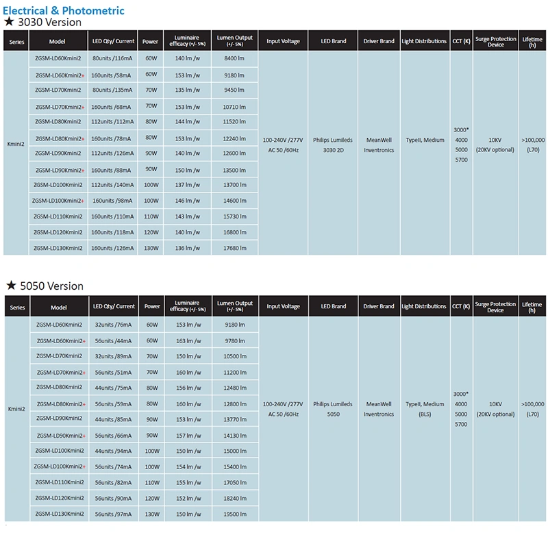 IEC 62471 IEC 62778 Certificated 120W LED Street Light