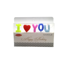 I Love You Birthday Decorative Cake Candle