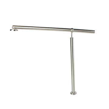 Stainless Steel Adjustable Handrail Support with Rings