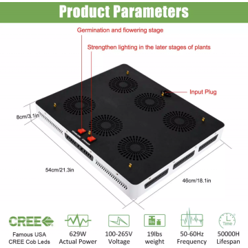 Chips Cree originais luzes LED para plantas