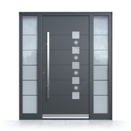 Modern Metal Stainless Steel Front Main Exterior Door