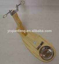 Ham Holder/Ham Stand, in original wood color, Model: B038