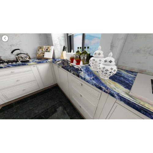 Big blue sodalite countertop