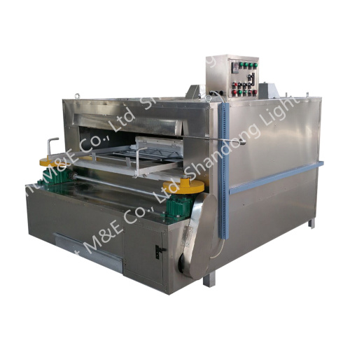 automatic roaster for coated seeds