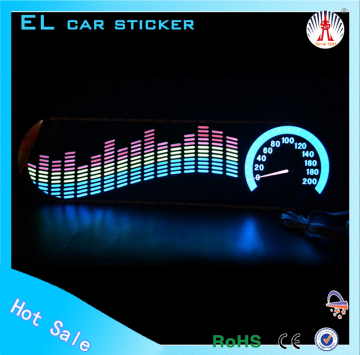 EL lighting car sticker custom car sticker dance car music sticker