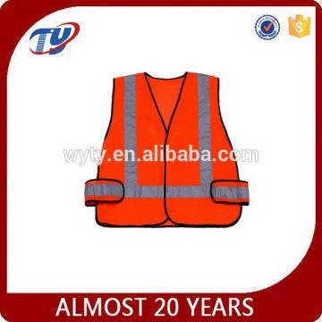 security traffic 3M reflective vests yellow orange safety vest