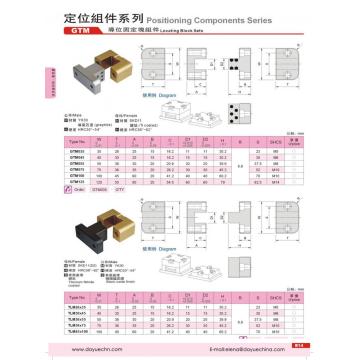 Guide Fixing Block Assembly for Blow Mould Parts