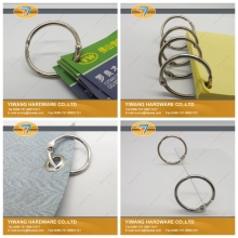Hot sale loose leaf book binder ring metal book rings card ring