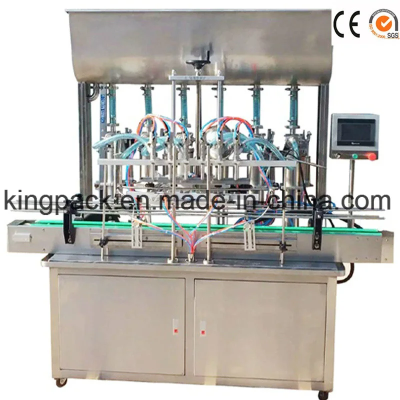 Automatic 6 Nozzles Linear Engine Oil Filling Machine Oil Filling Machine