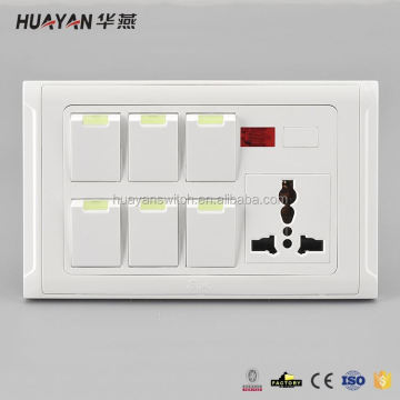 Hot sale different types modular combination wall switch