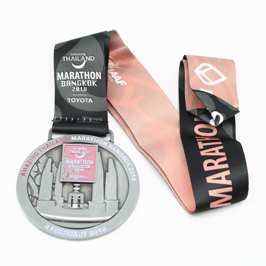 Medalla Custom Bangkok Marathon Amazing Tailandia