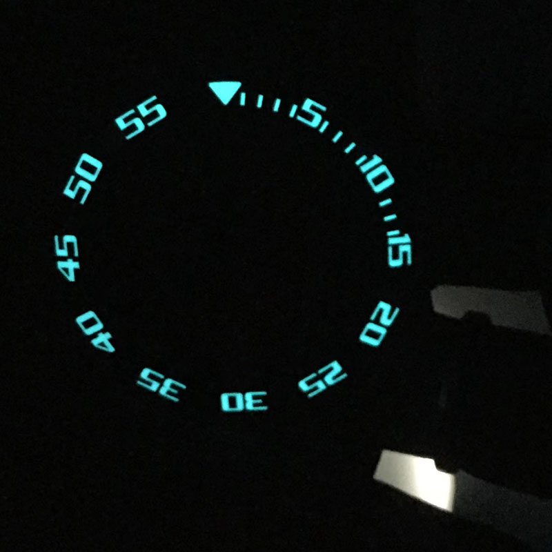 Lume On Watch Bezel