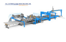 High safety full automatic fence mesh welding line