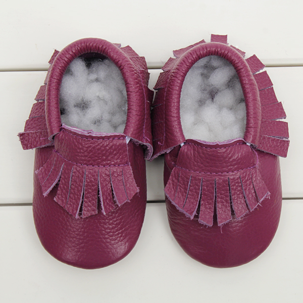جودة حقيقية جلد الطفل الأخفاف أحذية بالجملة