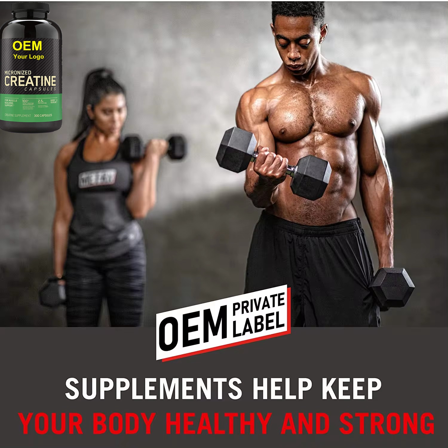 Creatine monohydrate capsules 2