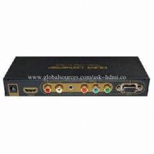 VGA YPbPr to HDMI Converter, Adaptive PAL/NTSC Standard