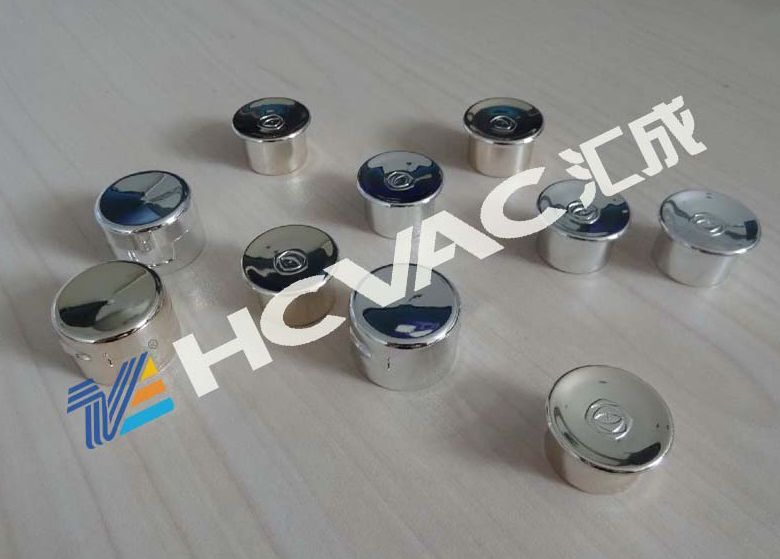 Cosmetic Caps Vacuum Coating Machine, Plastic Caps Vacuum Metallizing Machine