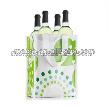 High quality wine bag/cheapest wine bag/non woven 4 bottle wine tote bag