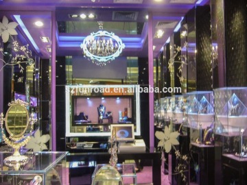 China Supply lighting jewelry display cabinets