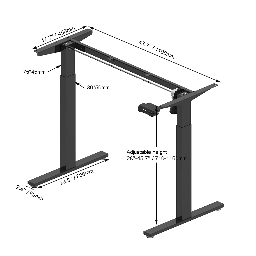 Desk Adjustable Electric Height