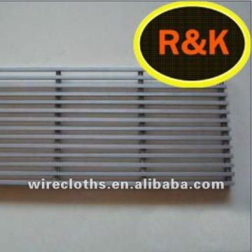 Flat welded wedge wire screen