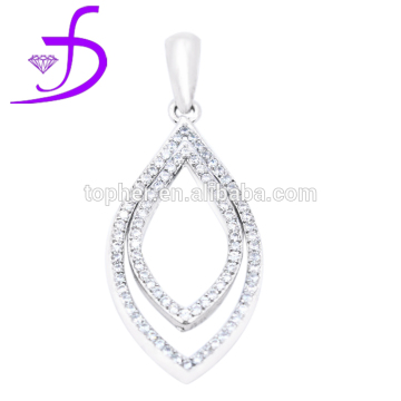 New Arrival Wholesale OEM 925 sterling silver cross silver om pendant