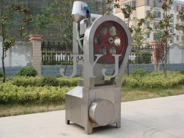 Small Flower Basket Bilayer Tablet Press , Screw Press Charcoal Briquetting Machine