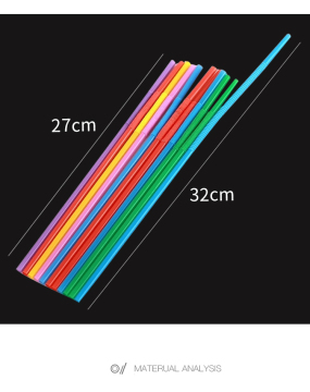 Transparent Color Eco Plastic Disposable Drinking Straws