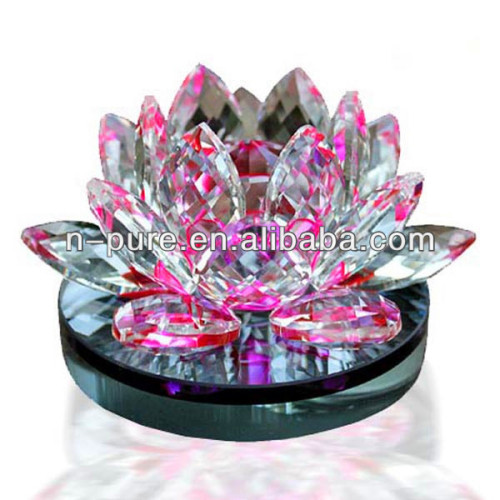 Shining Lotus Flower Crystal Gift / Crystal Craft