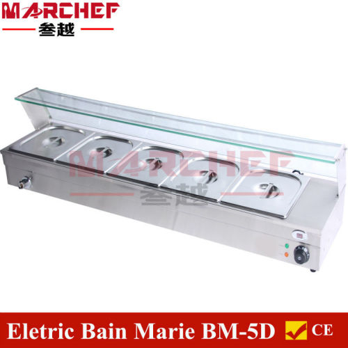 5 Pots Electirc Stainless Steel Hot Bain Marie Food Warmer