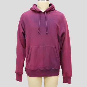 Purple mens tie dye hoodie
