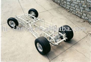 Welding frame, welding parts assembly