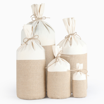 Natural Burlap Gift Shopping Jute Bag