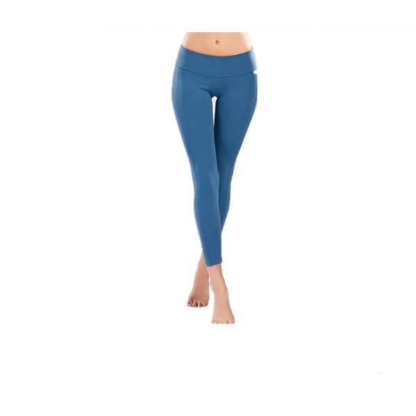 Custom Sport Spandex Blue Leggings for Women