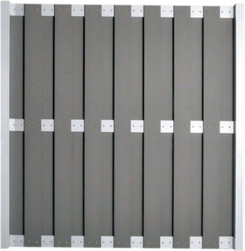 Weather Resistant WPC Garden Fence with Aluminum Post (YAW-057)