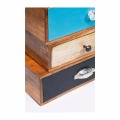 Corner Bedroom Antique Wooden Kids Bedside Drawers