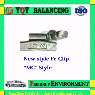 fe clip-on wheel balance weights clip-on steel balance weights